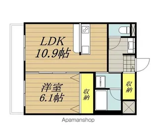セピア【1階】の間取り